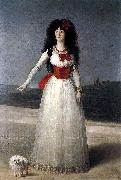 Francisco de Goya Duchess of Alba-The White Duchess oil on canvas